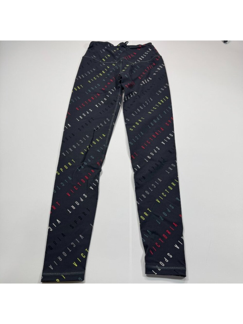 Victoria’s Secret Knockout Legging Women's S Black Cotton Ankle Gym Performance